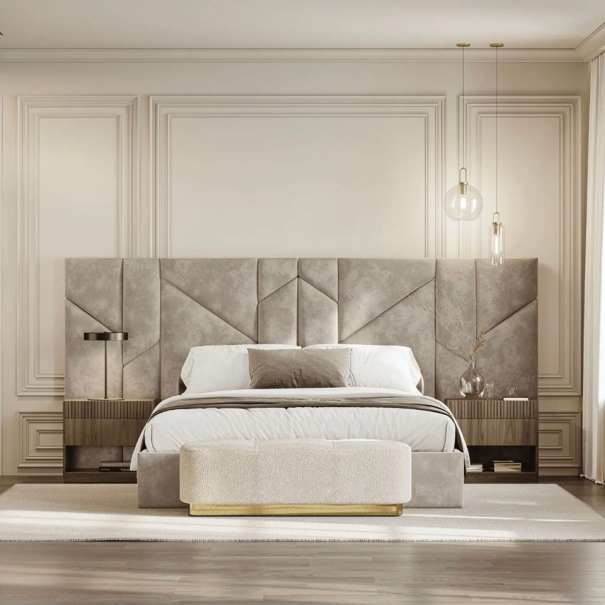 Windsor Extra wide Headboard  Bed