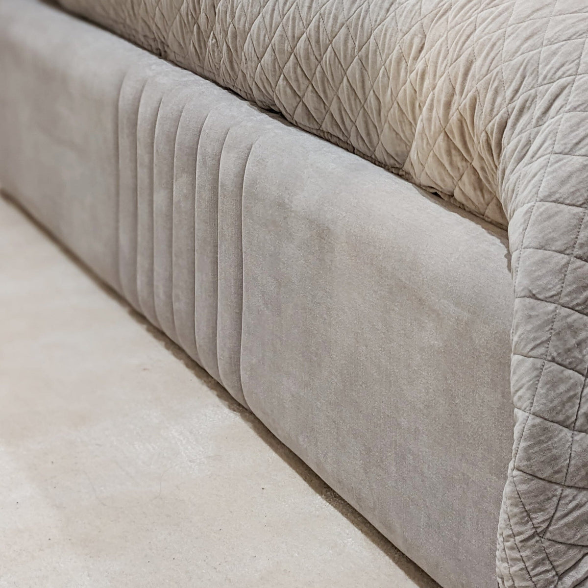 Elvira Luxury Beds Frame with Optional Ottoman Storage