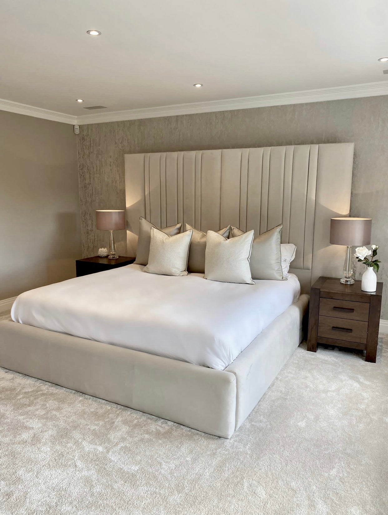 Luxury Miami Extra wide panelled Bed