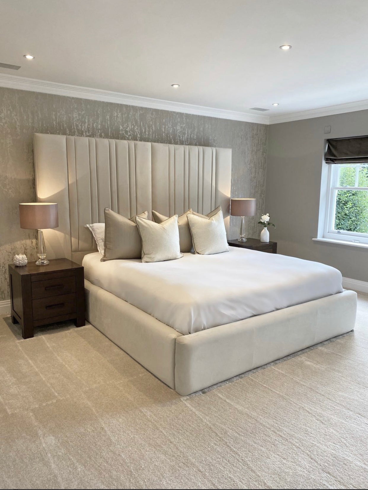 Luxury Miami Extra wide panelled Bed