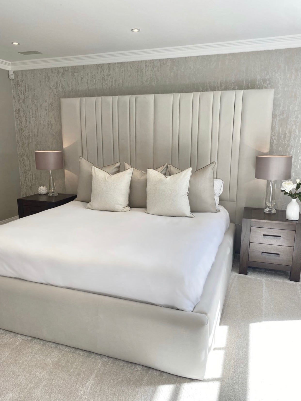 Luxury Miami Extra wide panelled Bed