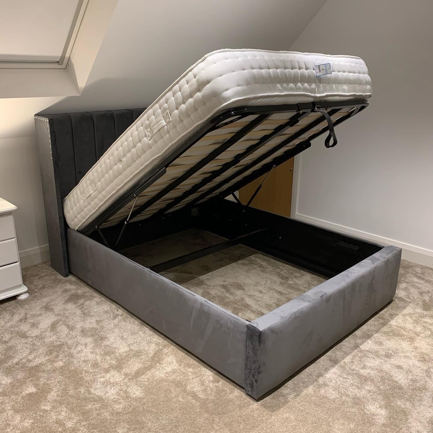 Milan Panelled Upholstered Bed