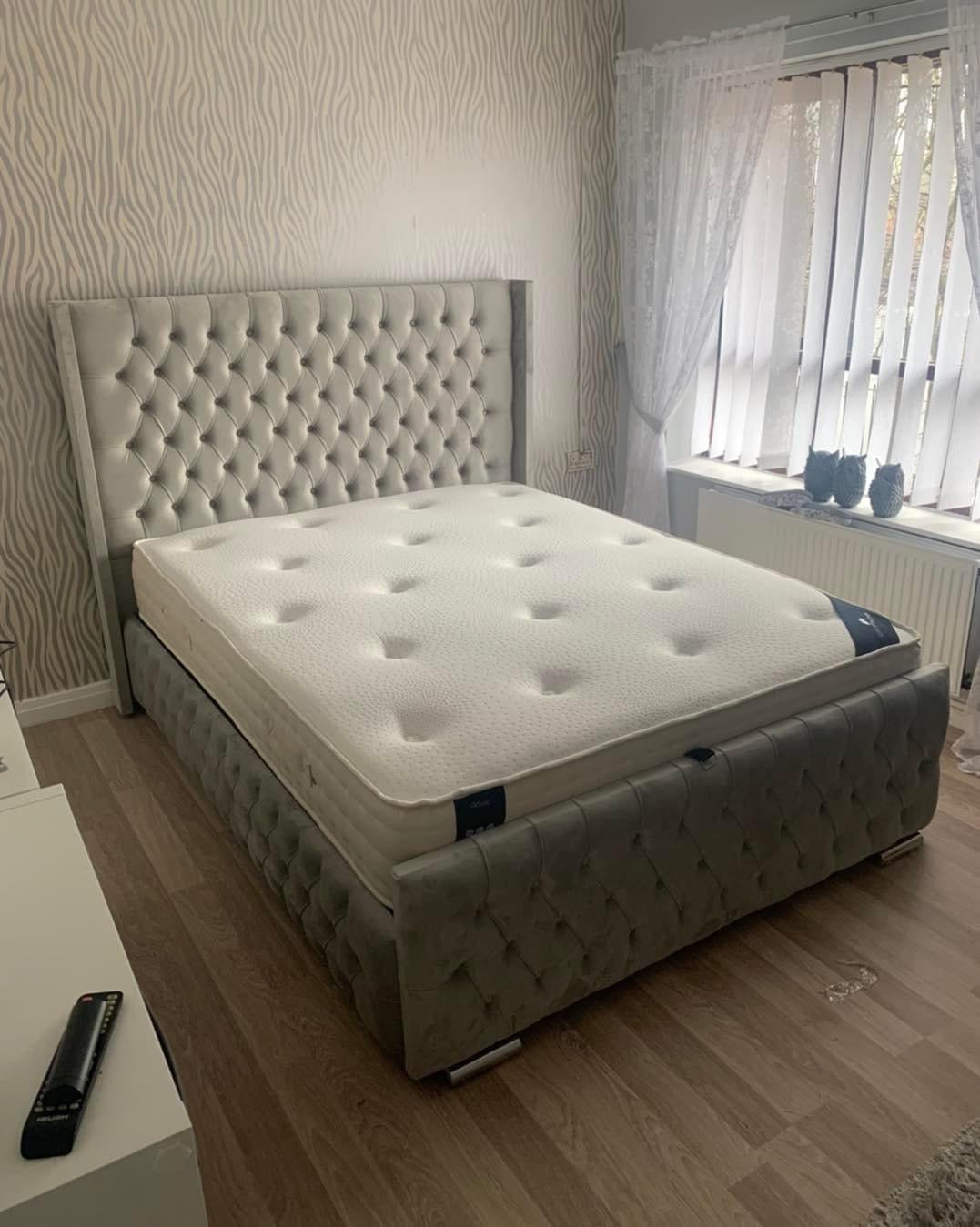 Flora Wingback Bed