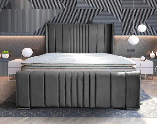 Claire Winged Panel Bed