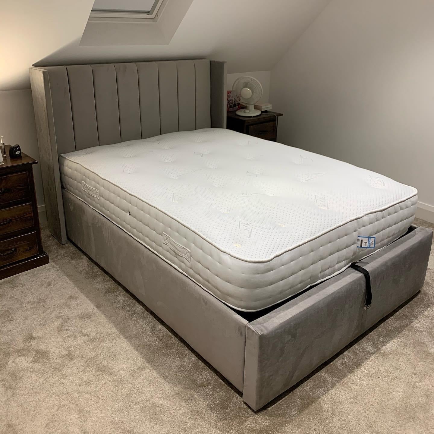 Milan Panelled Upholstered Bed