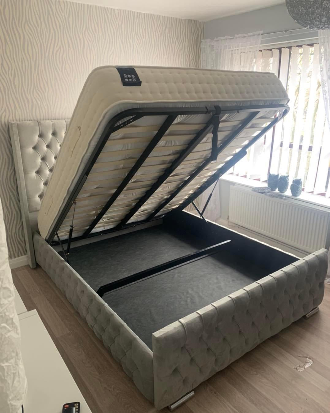 Flora Wingback Bed